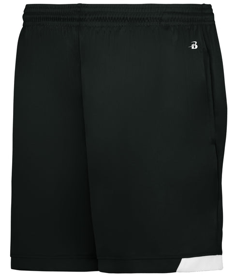 Badger Sport Ladies On The Rise Shorts With Pockets