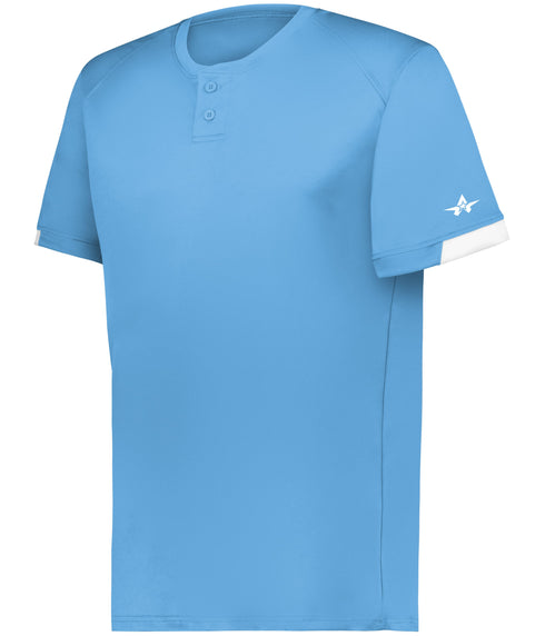 Alleson On The Rise Two-Button Baseball Jersey