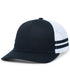 Pacific Headwear Low-Profile Stripe Trucker Cap