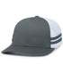 Pacific Headwear Low-Profile Stripe Trucker Cap