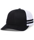 Pacific Headwear Low-Profile Stripe Trucker Cap