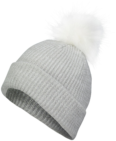 Pacific Headwear Faux Fur Pom Beanie