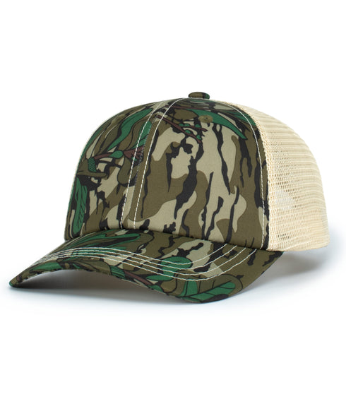 Pacific Headwear Vintage Mossy Oak® Trucker Cap