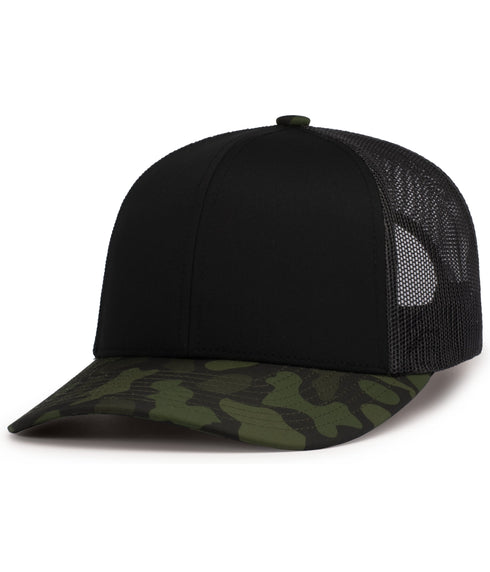 Pacific Headwear Weekender Duck Camo Trucker Snapback Cap