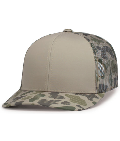 Pacific Headwear Weekender Duck Camo Trucker Snapback Cap