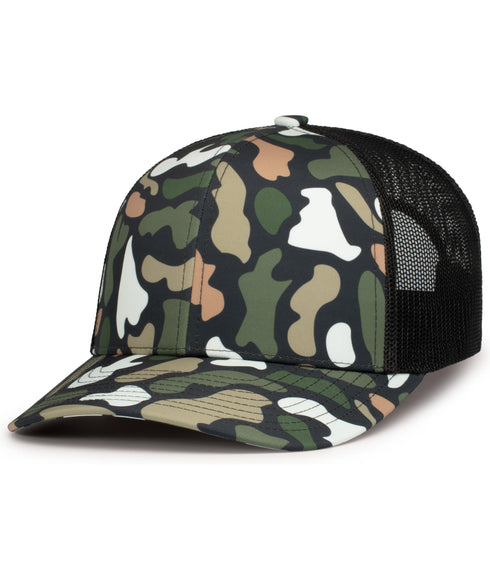Pacific Headwear Weekender Duck Camo Trucker Snapback Cap