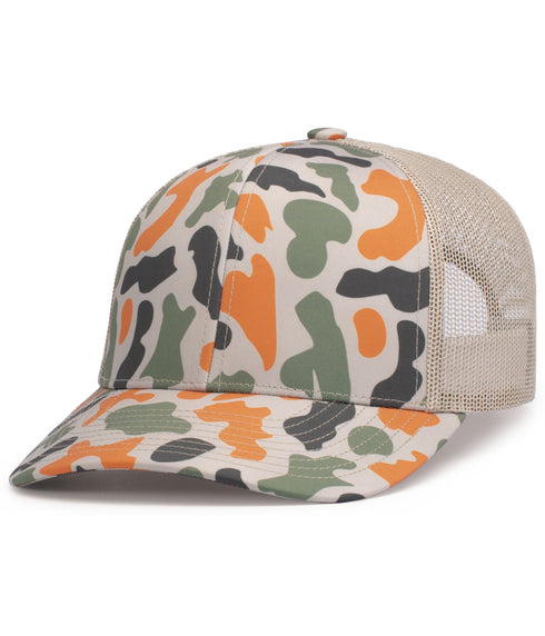 Pacific Headwear Weekender Duck Camo Trucker Snapback Cap