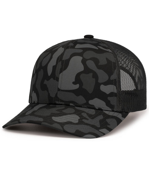 Pacific Headwear Weekender Duck Camo Trucker Snapback Cap