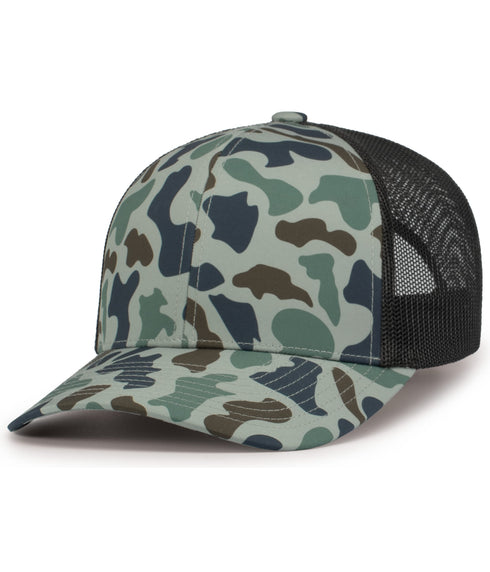 Pacific Headwear Weekender Duck Camo Trucker Snapback Cap