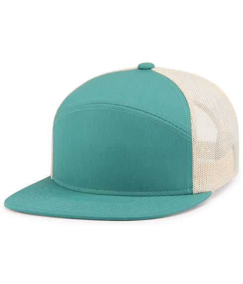 Pacific Headwear 6-Panel Arch Trucker Snapback Cap