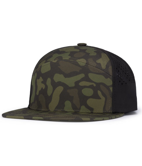 Pacific Headwear Weekender Perforated 6-Panel Arch Cap