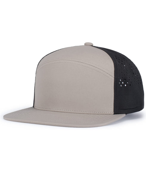 Pacific Headwear Weekender Perforated 6-Panel Arch Cap