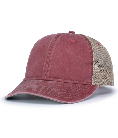 Pacific Headwear Vintage "Dirty" Trucker Snapback Cap