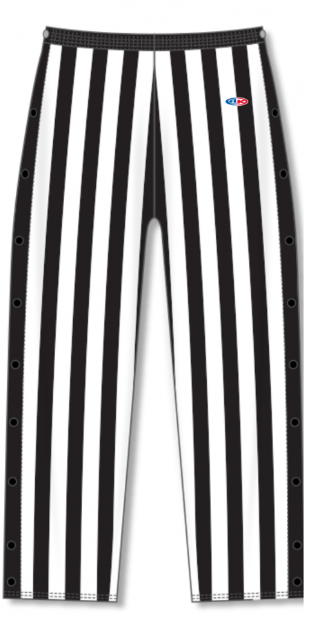 Basketball Warmup Tear Away Candy Stripe Pants