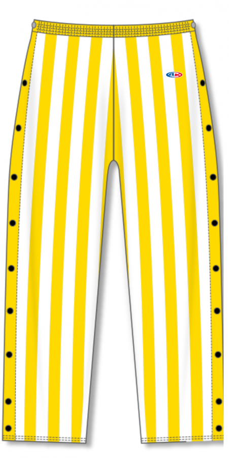 Basketball Warmup Tear Away Candy Stripe Pants