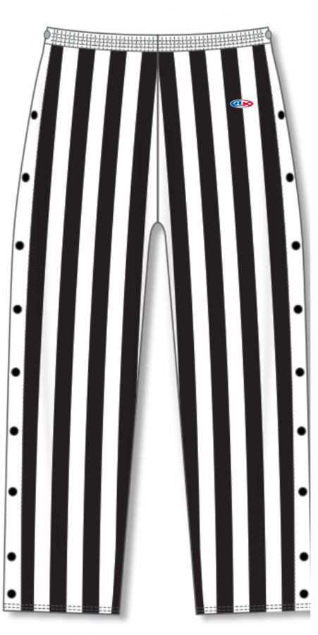 Basketball Warmup Tear Away Candy Stripe Pants