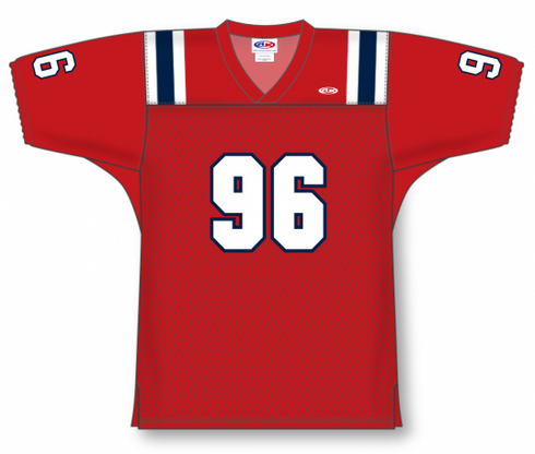 Athletic Knit ZF101-DESIGN-F2402 Custom Sublimated Football Jersey