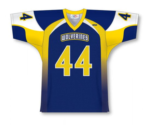 Athletic Knit ZF103-DESIGN-F1231 Custom Sublimated Football Jersey