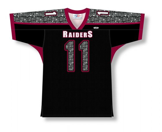 Athletic Knit ZF104-DESIGN-F1207 Custom Sublimated Football Jersey
