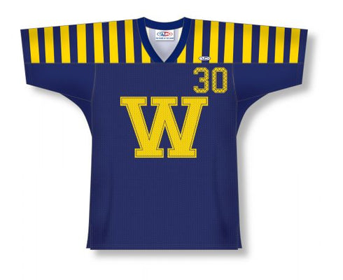 Athletic Knit ZF104-DESIGN-F1214 Custom Sublimated Football Jersey