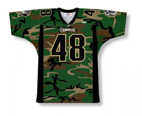 Athletic Knit ZF201-DESIGN-F0911 Custom Sublimated Football Jersey