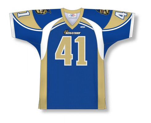 Athletic Knit ZF203-DESIGN-F0910 Custom Sublimated Football Jersey