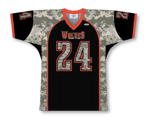 Athletic Knit ZF203-DESIGN-F1236 Custom Sublimated Football Jersey