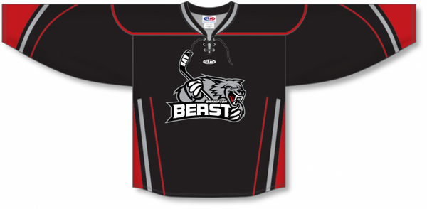 Athletic Knit ZH132-DESIGN-BRB2013 Custom Sublimated Hockey Jersey
