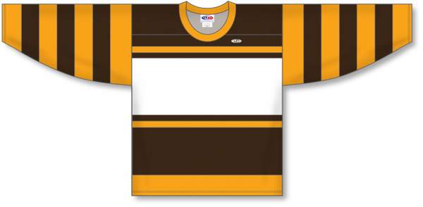 Athletic Knit ZH161-DESIGN-BOS290B Custom Sublimated Hockey Jersey