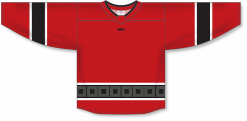 Athletic Knit ZH181-DESIGN-CAR3120 Custom Sublimated Hockey Jersey