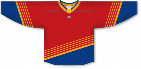 Athletic Knit ZH181-DESIGN-STL3158 Custom Sublimated Hockey Jersey