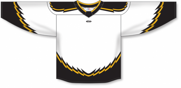 Athletic Knit ZH182-DESIGN-BOS3112 Custom Sublimated Hockey Jersey