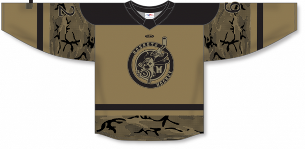 Athletic Knit ZH182-DESIGN-MIL Custom Sublimated Hockey Jersey
