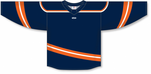 Athletic Knit ZH182-DESIGN-NYI3142 Custom Sublimated Hockey Jersey