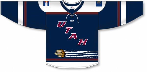 Athletic Knit ZH192-DESIGN-UTA2352 Custom Sublimated Hockey Jersey