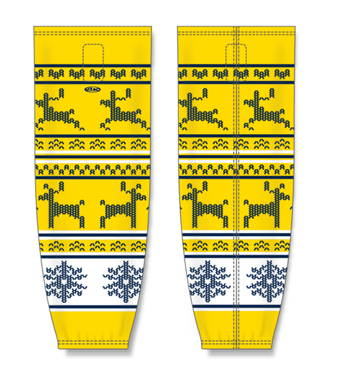 Athletic Knit ZH711-DESIGN-CHR2403 Custom Sublimated Hockey Socks