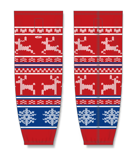 Athletic Knit ZH711-DESIGN-CHR2403 Custom Sublimated Hockey Socks