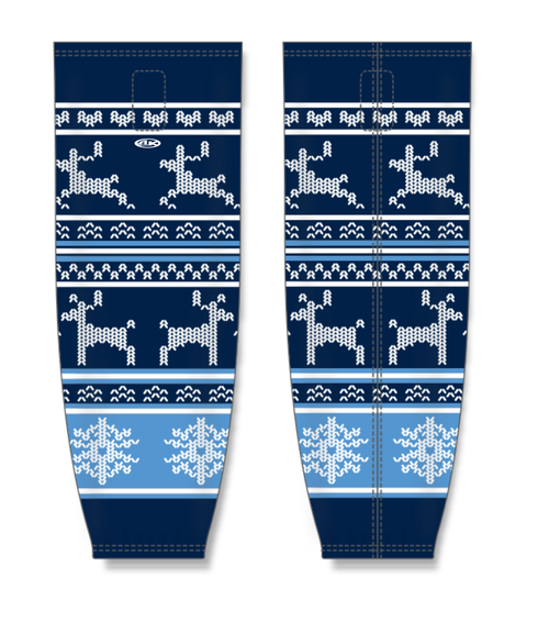 Athletic Knit ZH711-DESIGN-CHR2403 Custom Sublimated Hockey Socks