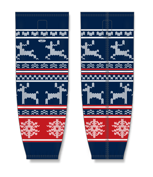 Athletic Knit ZH711-DESIGN-CHR2403 Custom Sublimated Hockey Socks