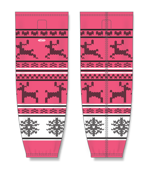 Athletic Knit ZH711-DESIGN-CHR2403 Custom Sublimated Hockey Socks