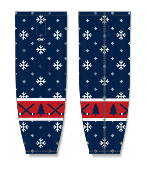 Athletic Knit ZH711-DESIGN-CHR2404 Custom Sublimated Hockey Socks
