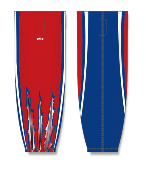 Athletic Knit ZH711-DESIGN-HS1003 Custom Sublimated Hockey Socks
