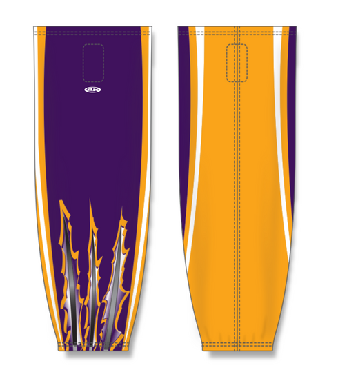 Athletic Knit ZH711-DESIGN-HS1003 Custom Sublimated Hockey Socks