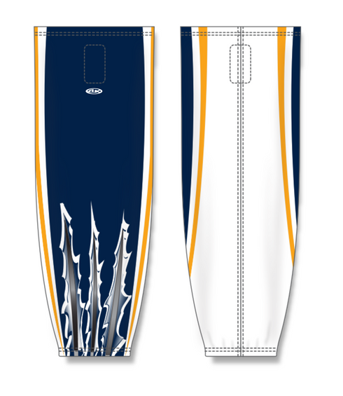 Athletic Knit ZH711-DESIGN-HS1003 Custom Sublimated Hockey Socks