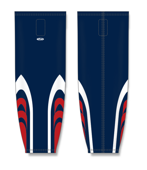Athletic Knit ZH711-DESIGN-HS1007 Custom Sublimated Hockey Socks