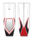 Athletic Knit ZH711-DESIGN-HS1008 Custom Sublimated Hockey Socks