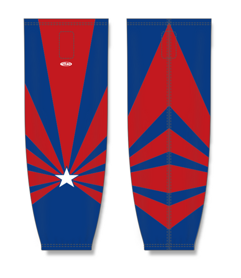 Athletic Knit ZH711-DESIGN-HS1009 Custom Sublimated Hockey Socks