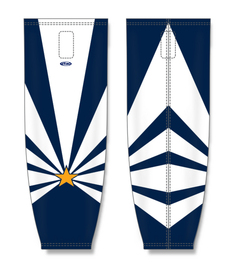 Athletic Knit ZH711-DESIGN-HS1009 Custom Sublimated Hockey Socks