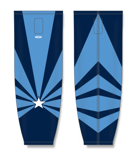 Athletic Knit ZH711-DESIGN-HS1009 Custom Sublimated Hockey Socks