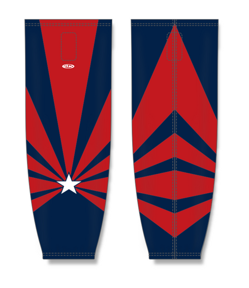 Athletic Knit ZH711-DESIGN-HS1009 Custom Sublimated Hockey Socks